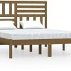 Letti vidaXL Solid wood bed pine 120x200cm (3101021)