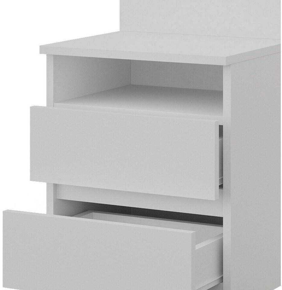 Comodini VICCO Bedside Table Monty 39,6x59,1cmWhite