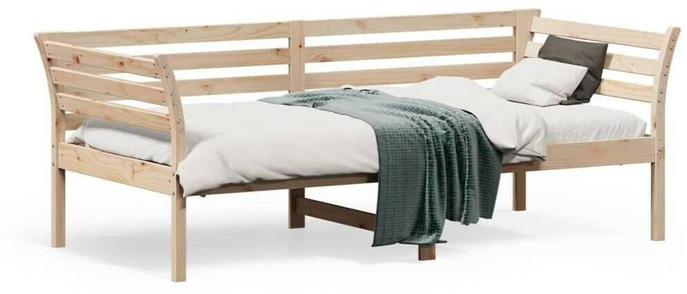 vidaXL Daybed solid pine wood 90x190cm (842878) Letti