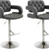 Mobili bar CLP Set of 2 bar stools Dublin gray (312943)