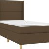 Letti vidaXL Box spring bed with mattress 90x200cm fabric (3131884)