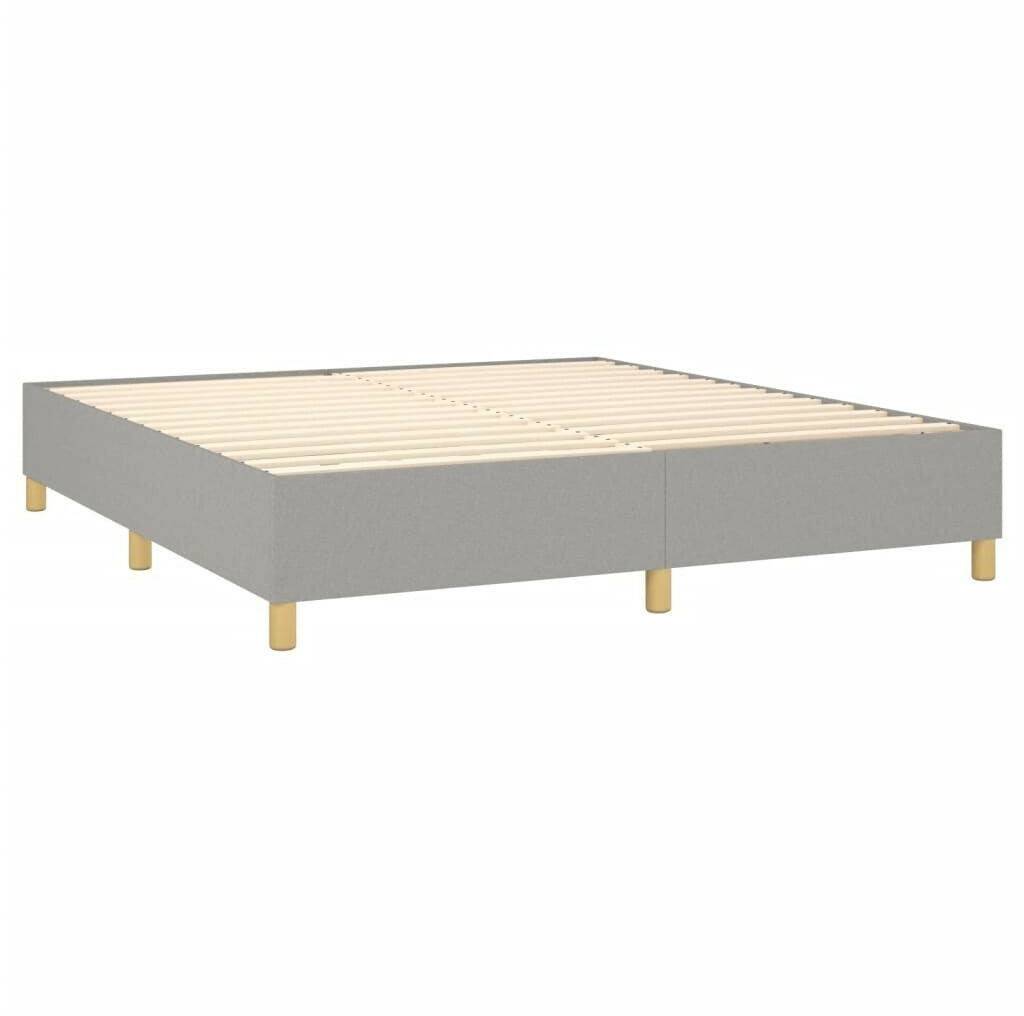 Letti vidaXL Box spring bed with mattress 180x200cm fabric (3142433)