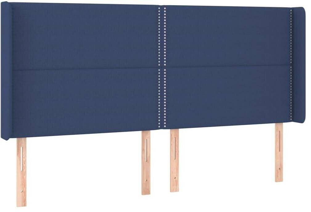 Letti vidaXL LED headboard 203x16x118/128cm fabric (3123936)