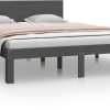 vidaXL Solid wood bed pine 140x200cm (810497) Letti