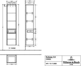 Mobili da bagno Villeroy & Boch C59001VE