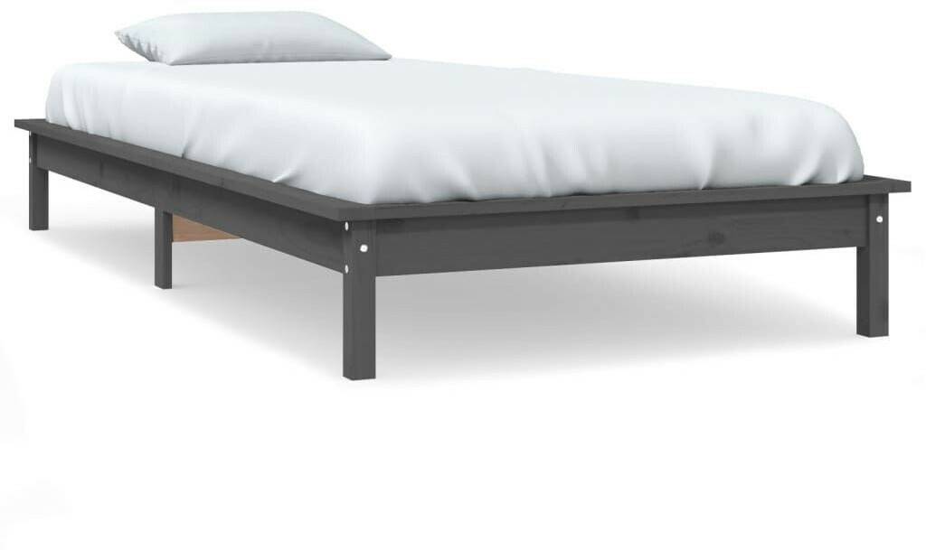 vidaXL Solid wood bed pine 90x200cm (820528) Letti