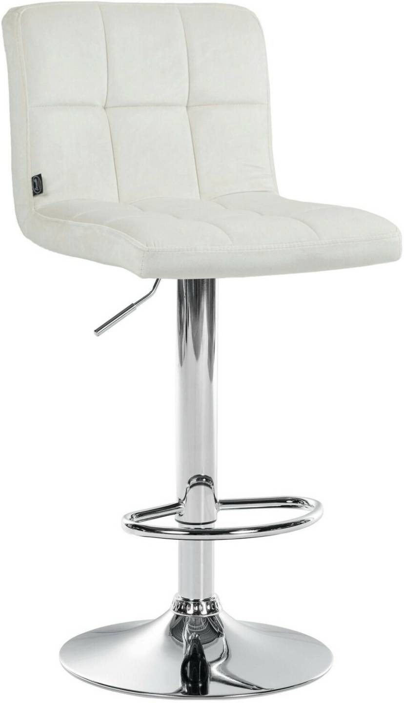 Mobili bar CLP Bar stool Peru velvet chrome cream (322491)