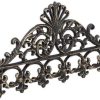 Relaxdays Cast iron coat rack 17x35x3,5 cm bronze (10020631-490) Cassettine portachiavi