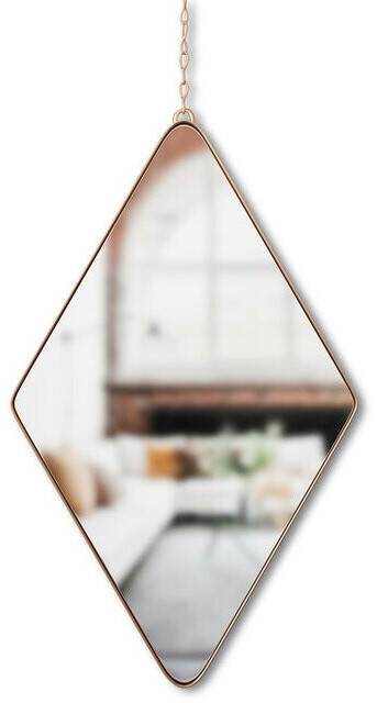 Umbra Suspended Mirror Brass (Set of 3) Specchi