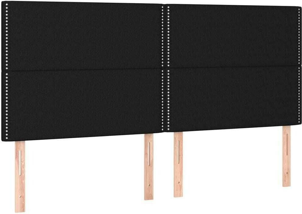 vidaXL LED headboard 160x5x118/128cm fabric (3122292) Letti