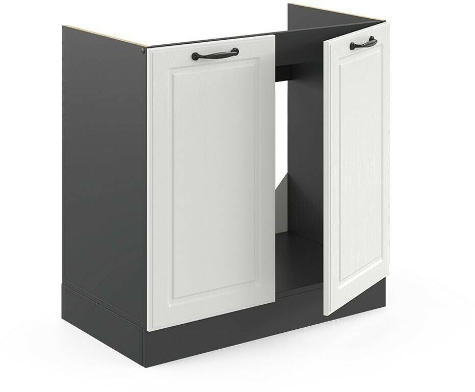 VICCO R-Line sink base cabinet 80 cm anthracite/white country house Mobili da cucina