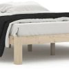 vidaXL Solid wood bed pine 160x200cm (810375) Letti