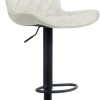 Mobili bar CLP Bar stool Emma velvet cream (321023)