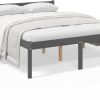 vidaXL Senior bed solid pine wood 150x200cm (810621) Letti