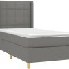 Letti vidaXL Box spring bed with mattress 80x200cm fabric (3131946)