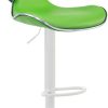 CLP Bar stool Las Vegas V2 white green (315591) Mobili bar