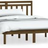 vidaXL Solid wood bed pine 120x200cm (3100587) Letti