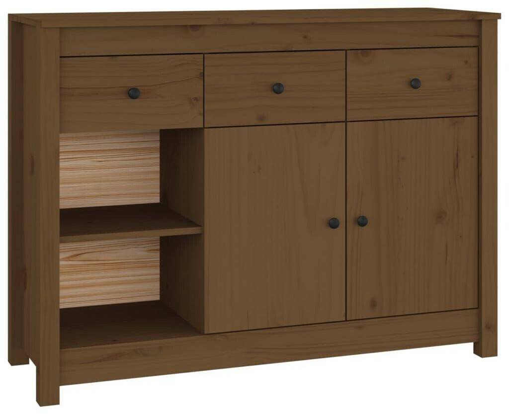 vidaXL Sideboard solid pine wood 100x74cm (814557) Cassettiere