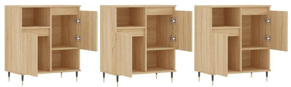 Cassettiere vidaXL Sideboards 3 pcs. wood material 180x70cm (3190144)