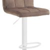 Mobili bar CLP Bar stool Peru velvet white brown (322502)