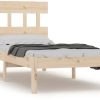 vidaXL Solid wood bed 90x190cm (3104703) Letti