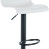 CLP Bar stool Branford plastic white (322226) Mobili bar