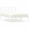 vidaXL Bed frame with headboard metal 120x190cm (373835) Letti