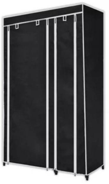 Armadi guardaroba vidaXL Folding Wardrobe 110x175cm (28242)couperd 110 x 45 x 175cm black