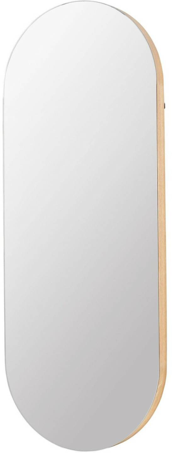 Broste Copenhagen Alva mirror oval 62x158 cm natural oak Specchi