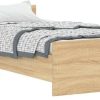 Letti vidaXL Bed frame made of wood 100x200cm (835934)