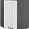 Mobili da cucina VICCO Corner wall cabinet Fame-Line 57 cm anthracite/white country house