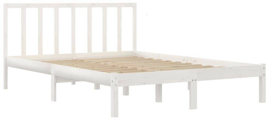 vidaXL Solid wood bed pine 160x200cm (3105082) Letti