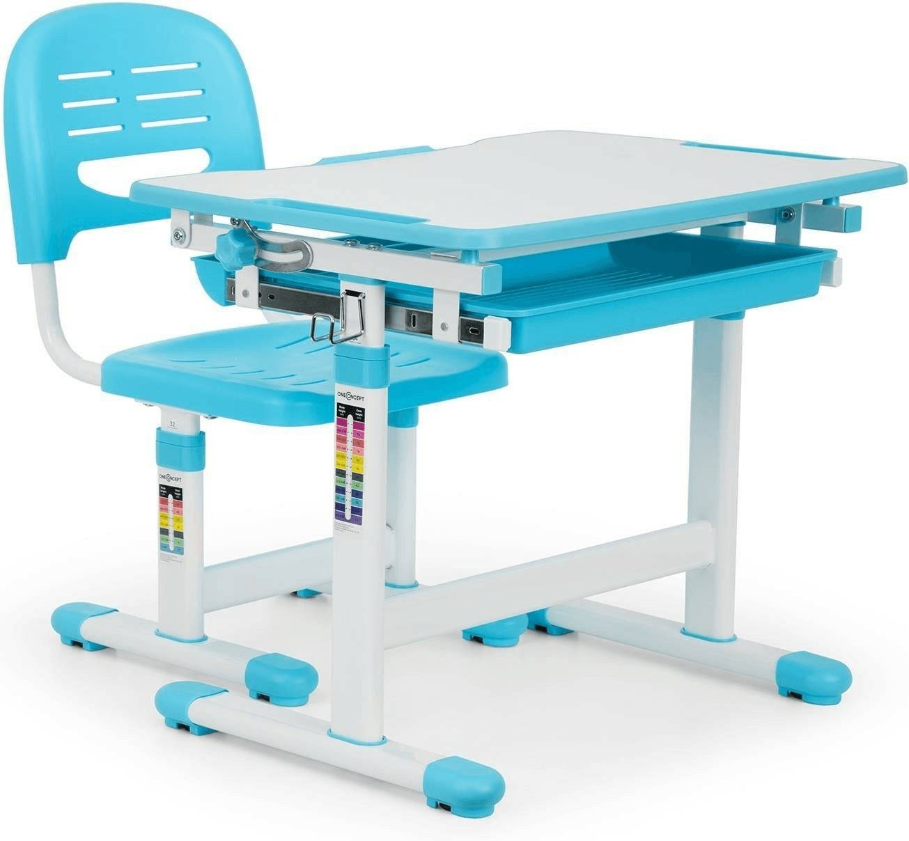 OneConcept Tommi Children's Desk with ChairBlue Tavoli per bambini