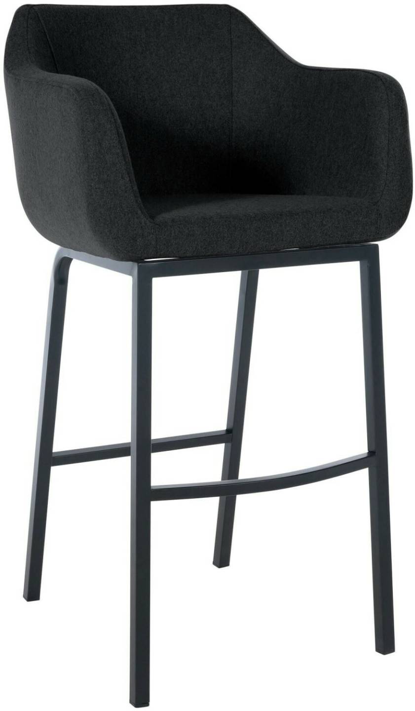 CLP Bar stool Monea B felt anthracite (322394) Mobili bar