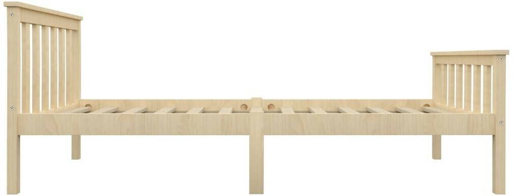 vidaXL Solid wood bed pine 100x200cm (2832)283221 Letti