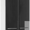 VICCO Wall cabinet Fame-Line 60 cm white/anthracite high gloss modern Mobili da cucina