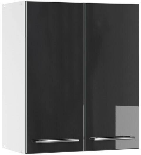 VICCO Wall cabinet Fame-Line 60 cm white/anthracite high gloss modern Mobili da cucina