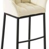 Mobili bar CLP Bar stool Damaso B with 4-foot frame cream (101159304)