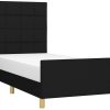 Letti vidaXL Bed frame with headboard 80x200cm fabric (3125011)