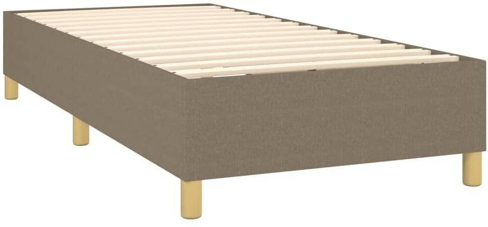 vidaXL Box spring bed with mattress 90x190cm fabric (3142141) Letti