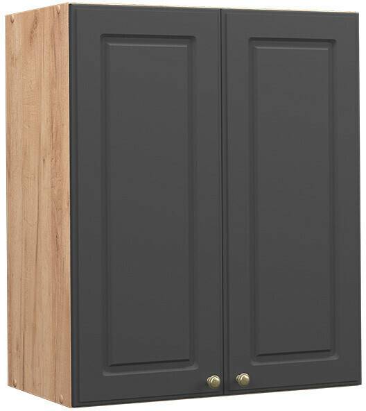 Mobili da cucina VICCO Wall cabinet Fame-Line 60 cm oak/anthracite-gold country house