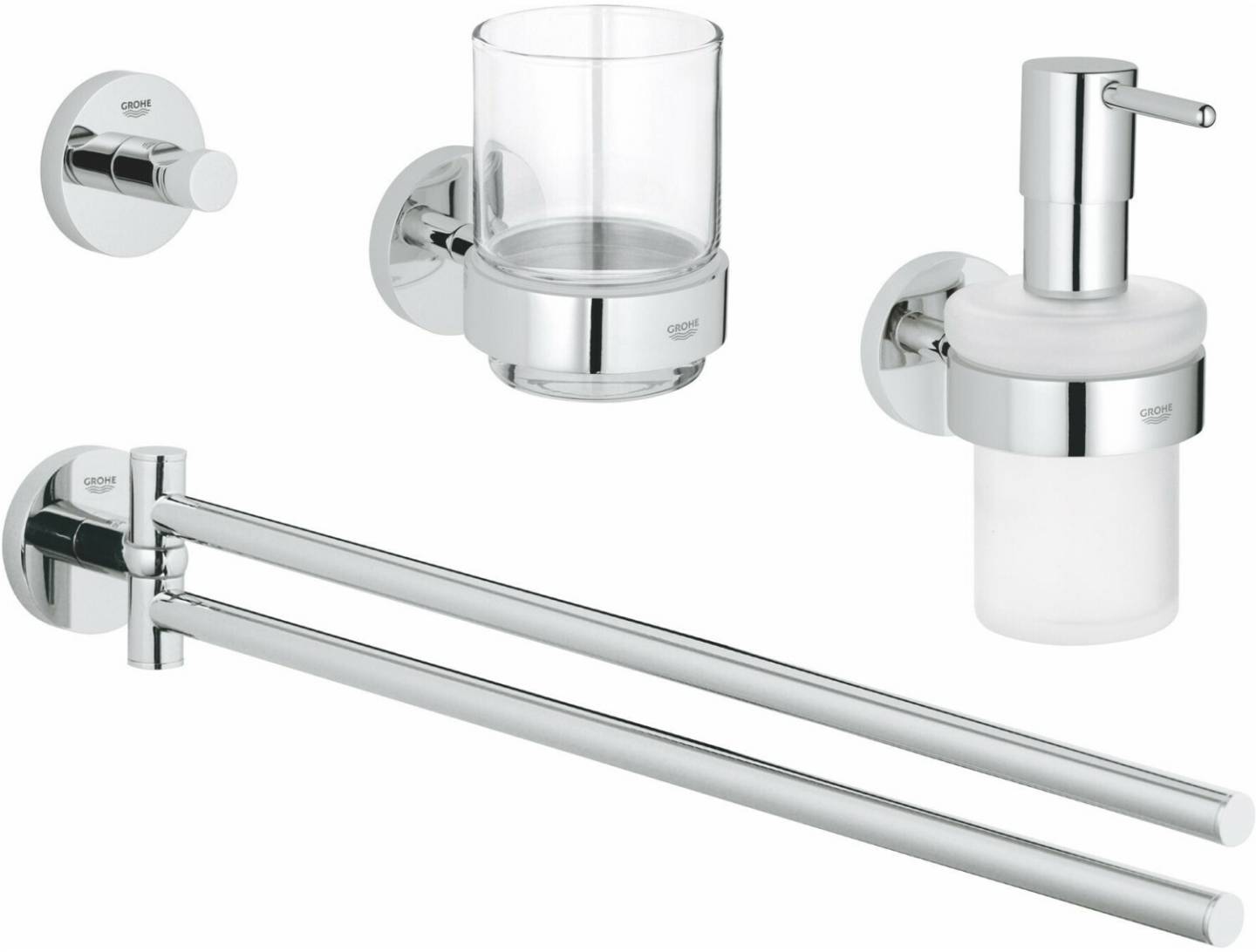 Accessori da bagno GROHE Essentials set accessori da bagno 4 in 1 (40846001)