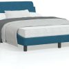 vidaXL Bed frame with headboard 140x200cm velvet (373196) Letti