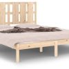 vidaXL Solid wood bed pine 160x200cm (3105610) Letti