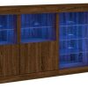 Cassettiere vidaXL Sideboard with LED lights 164x67cm (3209057)