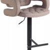 Mobili bar CLP Barstool Dublin FABRIC black taupe