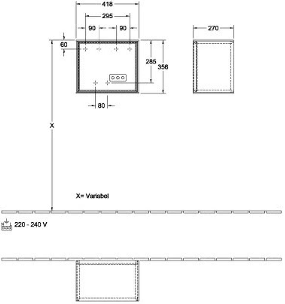 Mobili da bagno Villeroy & Boch Finion (F580GKGN)