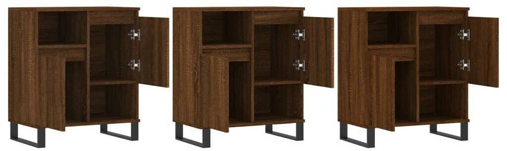 Cassettiere vidaXL Sideboards 3 pcs. wood material 180x70cm (3190164)