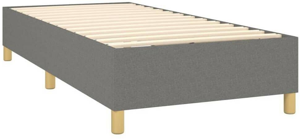 vidaXL Box spring bed with mattress 90x190cm fabric (3142298) Letti