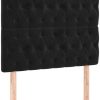 vidaXL LED headboard 90x7x118/128cm velvet (3122798) Letti